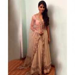 cream colour bollywood lehenga