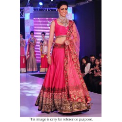 Pink clolour bollywood lehenga