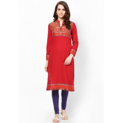 Biba-Red kurti